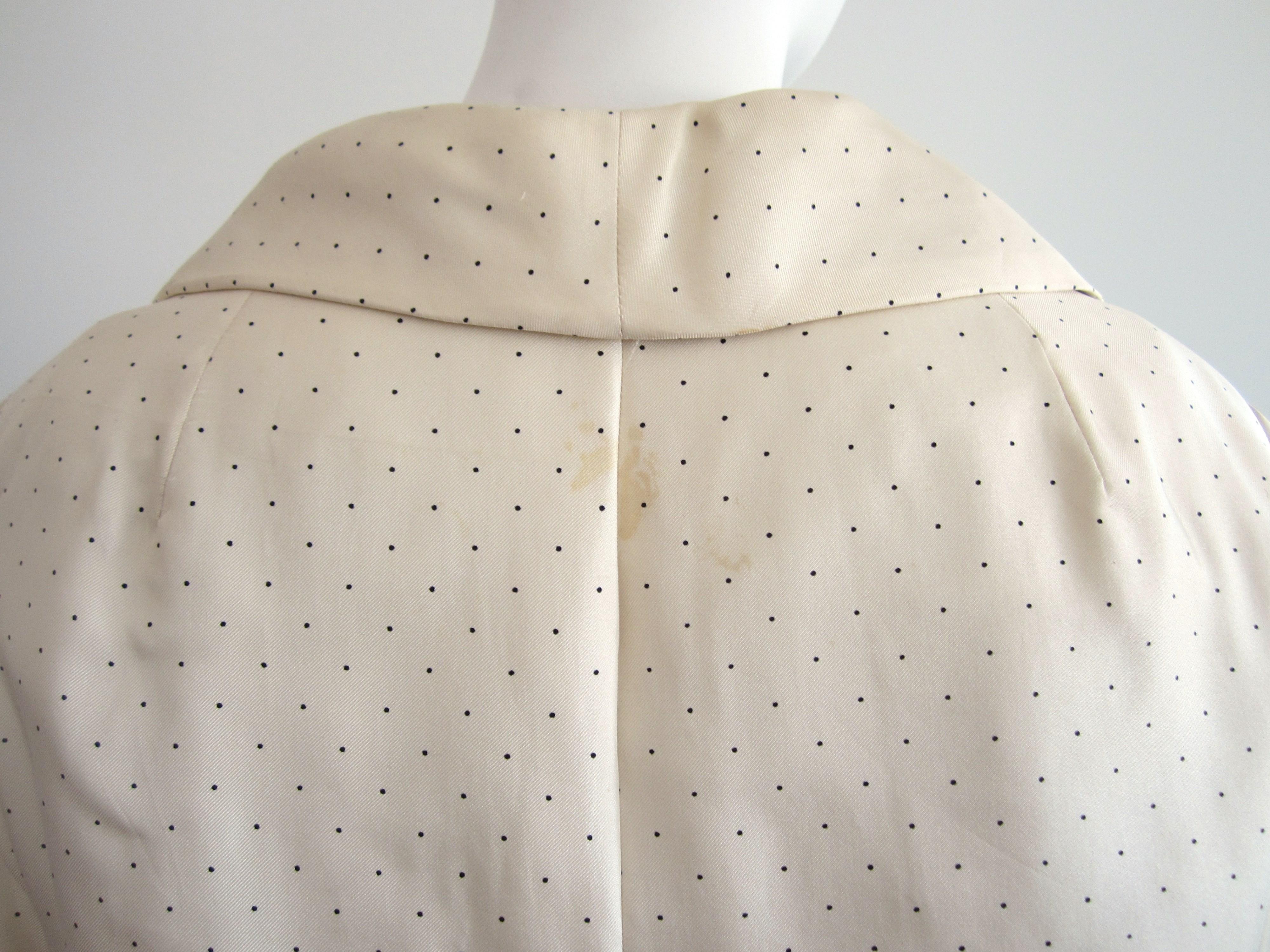 1964 Christian Dior 2 Piece Marc Bohan Dress - Jacket Suit Numbered 123094 In Fair Condition In Wallkill, NY