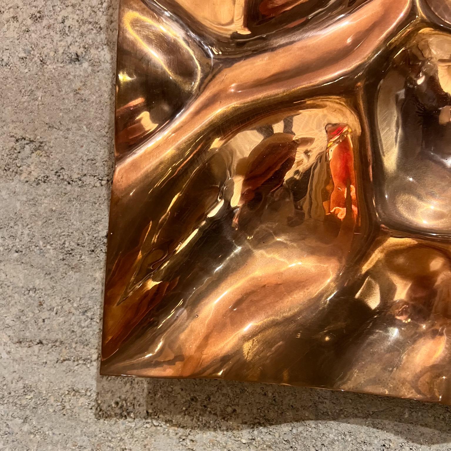 Rame 1964 Ellamarie & Jackson Woolley Scultura in rame Arte modernista in vendita