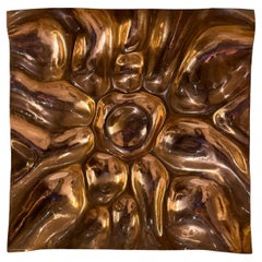 1964 Ellamarie und Jackson Woolley Kupfer-Skulptur Modernistische Kunst