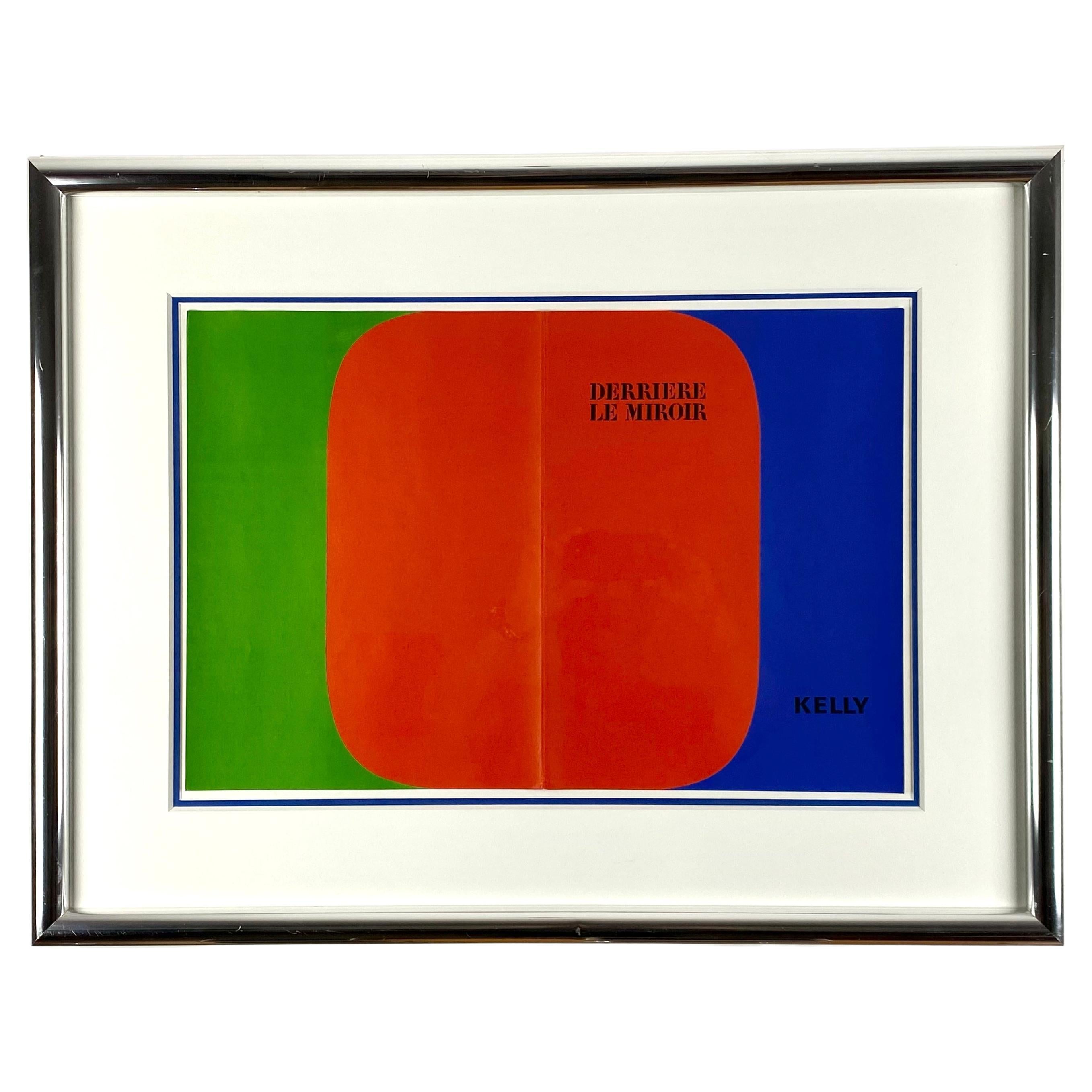 1964 Ellsworth Kelly Lithographie pour le magazine Derrière le Miroir, Galerie Maeght en vente