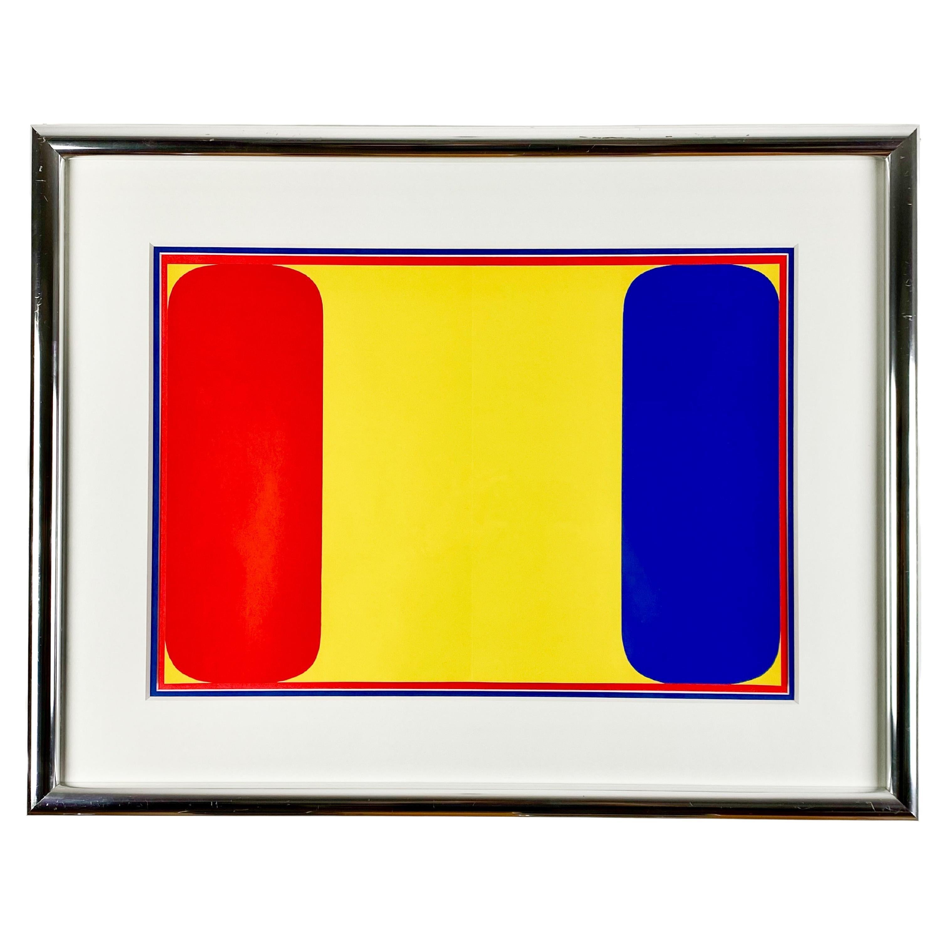 1964 Ellsworth Kelly Litografía para la revista Derrière le Miroir, Galerie Maeght en venta