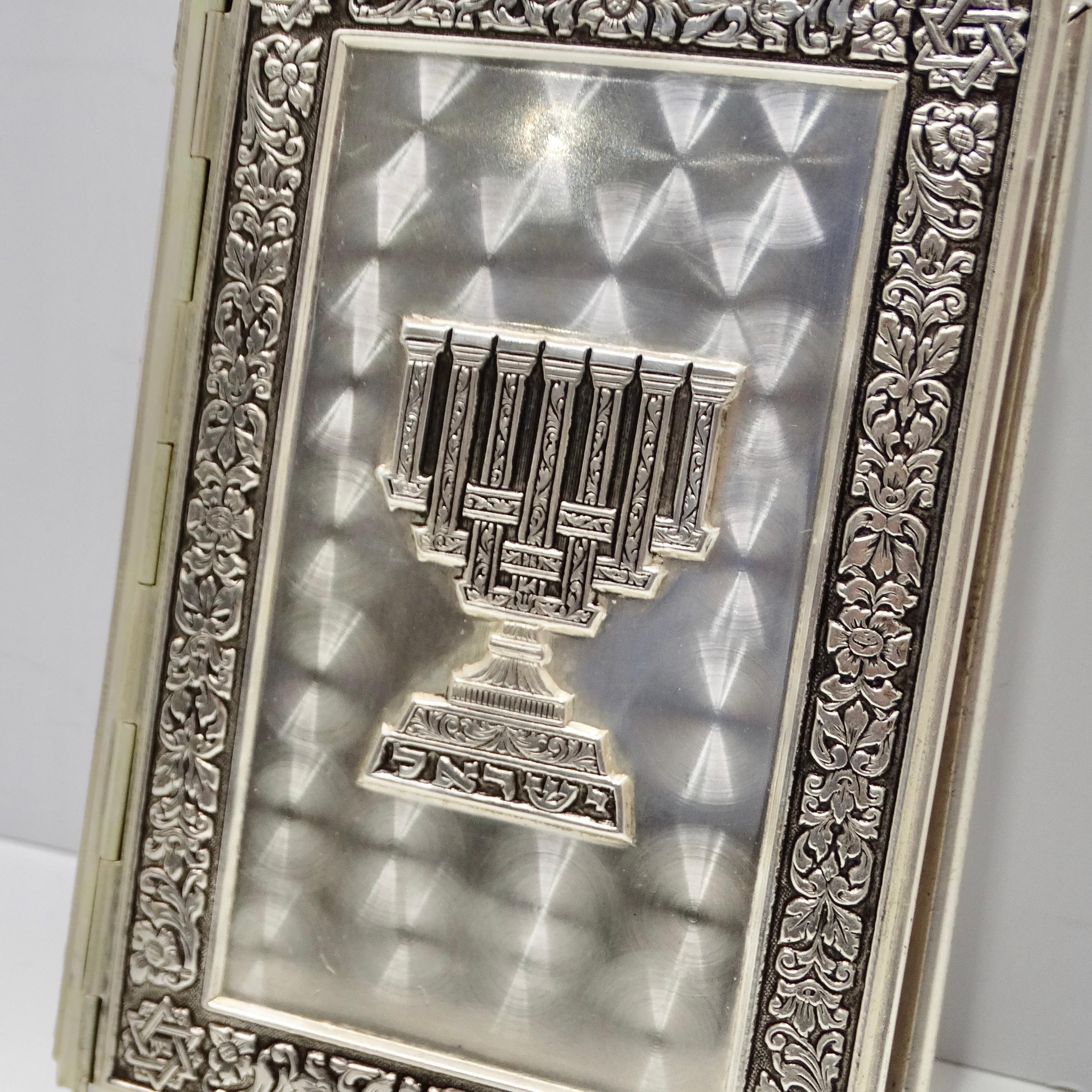 1964 Gem Encrusted Jewish Prayer Book In Good Condition For Sale In Scottsdale, AZ