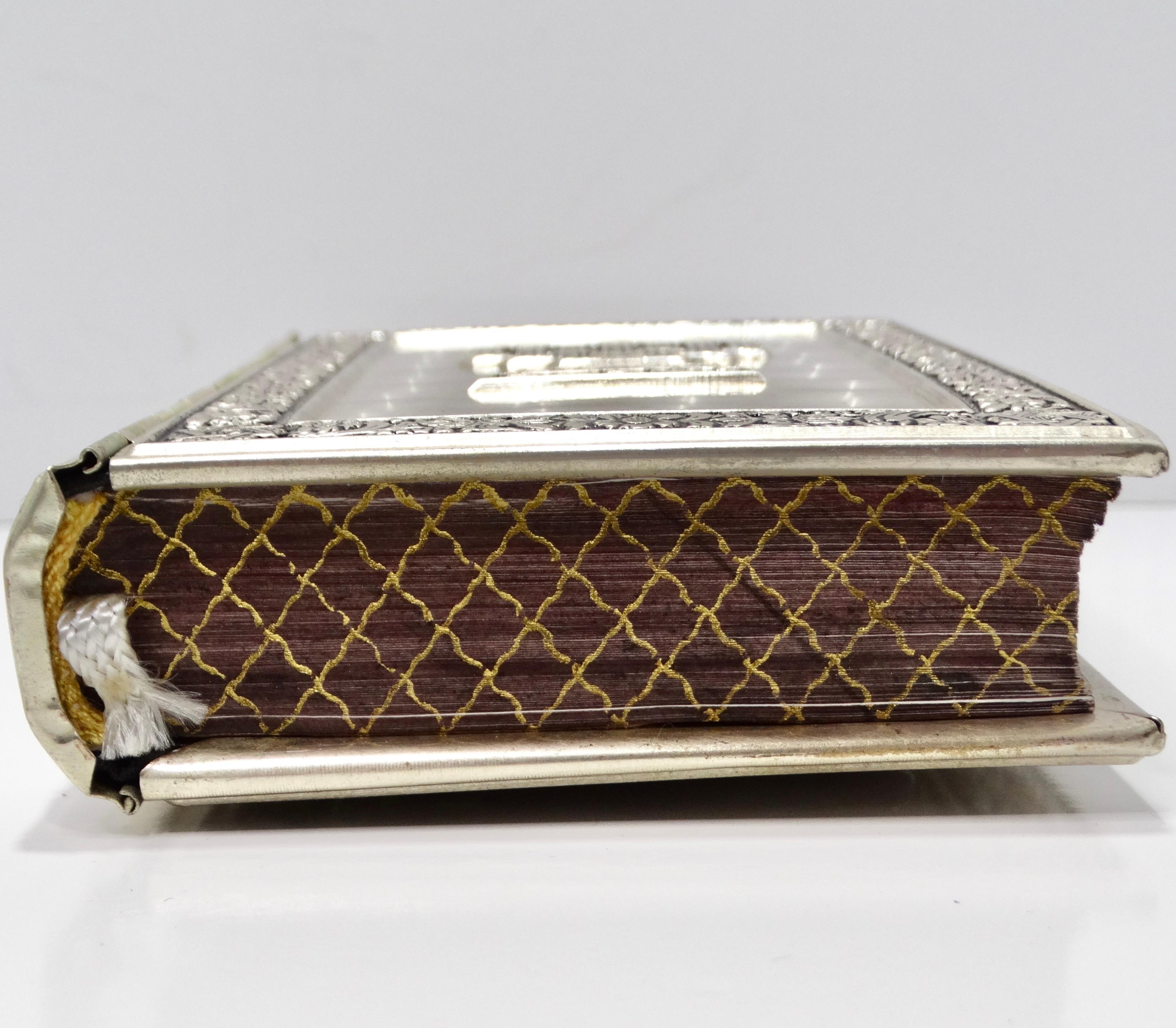 1964 Gem Encrusted Jewish Prayer Book For Sale 3