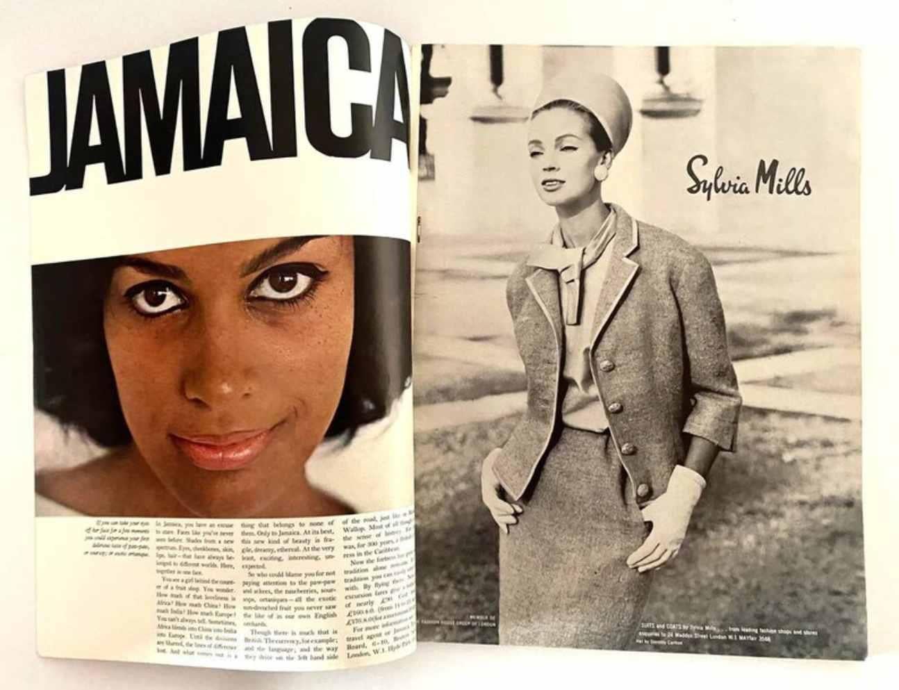 1964 Harper's Bazaar  - Jamaica -Cover by Richard Dormer In Good Condition For Sale In London, GB