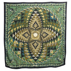 1964 Hermes Corinthe by F de la Perriere Silk Scarf
