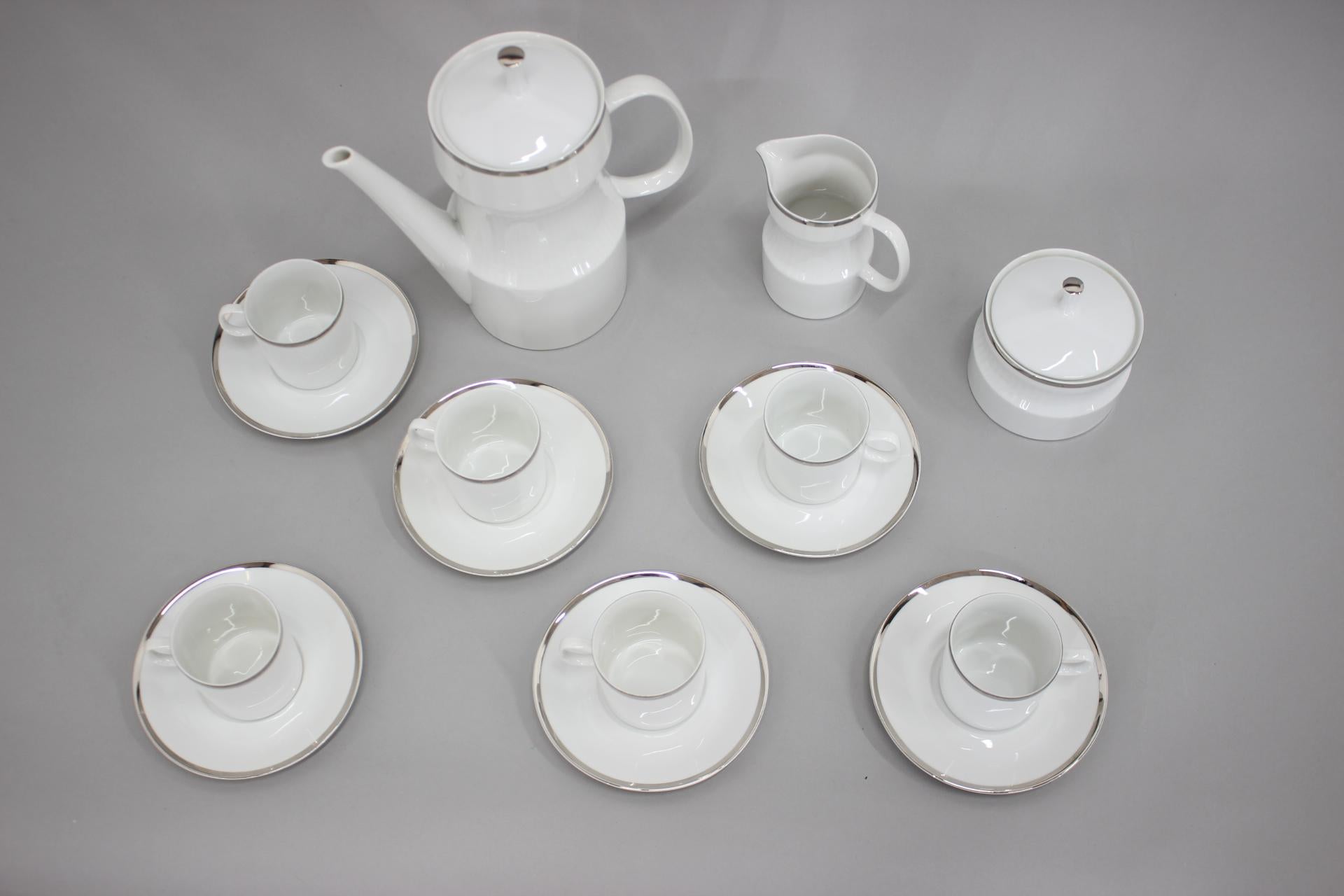 1964 Jaroslav Jezek Exlusive Porcelain Tea Set 