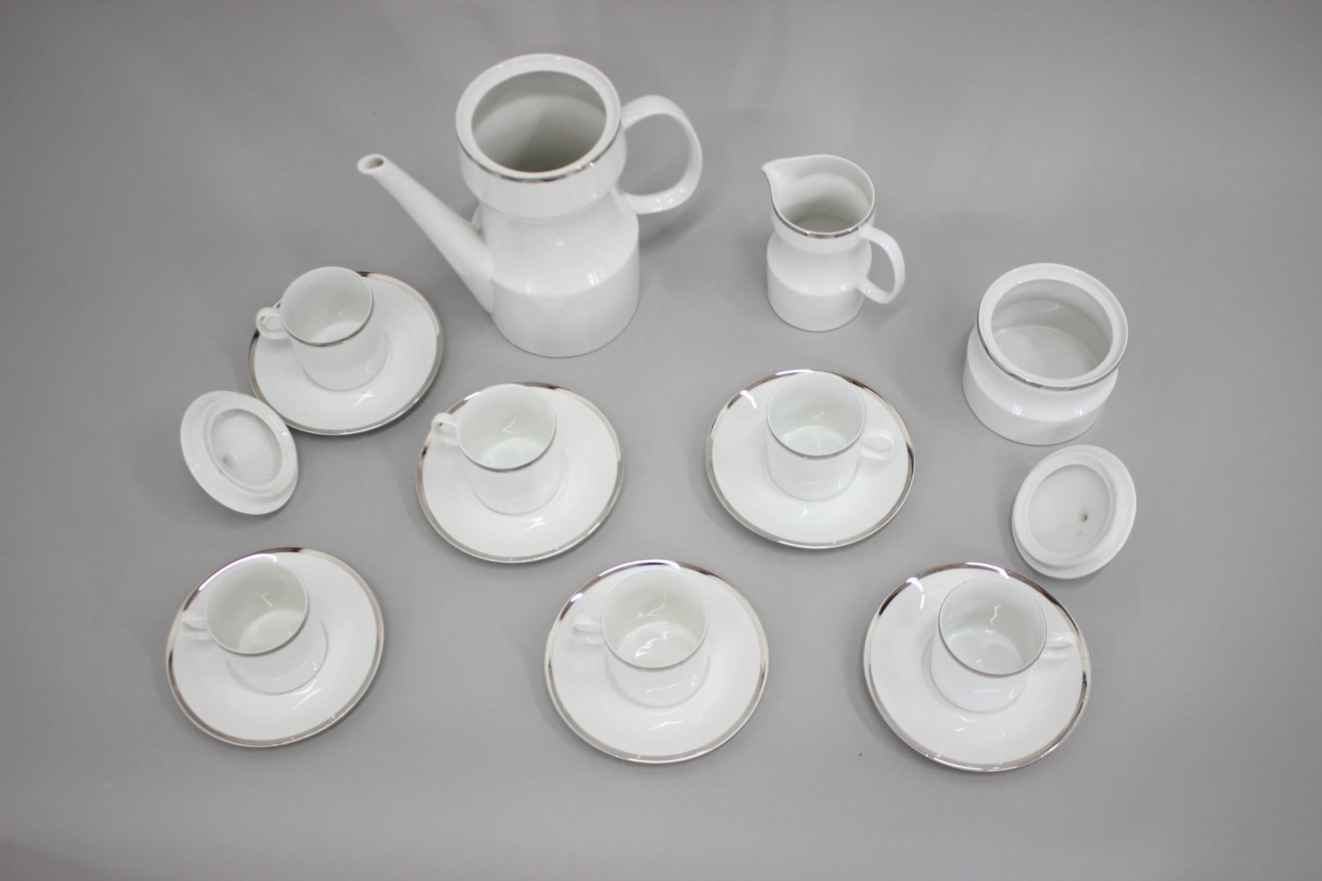 Mid-20th Century 1964 Jaroslav Jezek Exlusive Porcelain Tea Set 