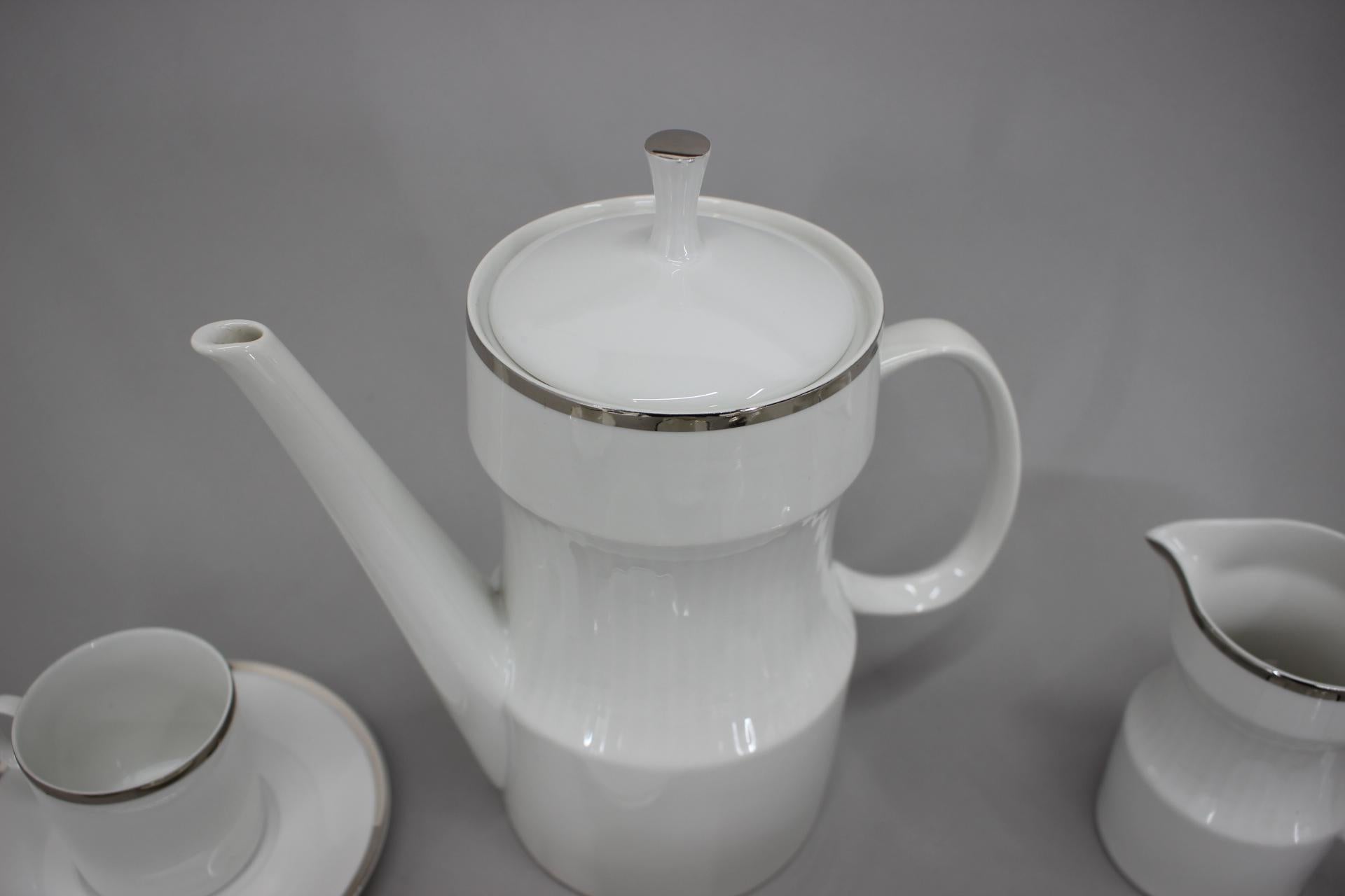 1964 Jaroslav Jezek Exlusive Porcelain Tea Set 