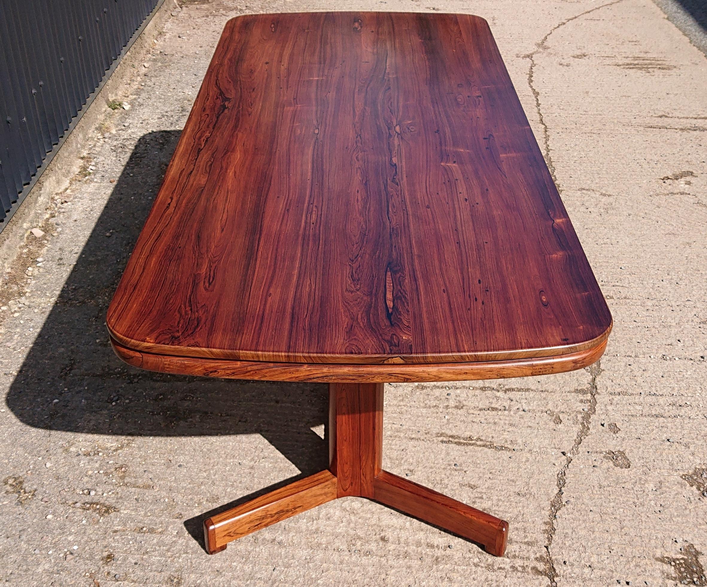 Walnut 1964 Mid Century Dining Table Made Designed by Michael Knott