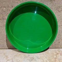 1964 MoMA Heller Design Bandeja verde Massimo Vignelli