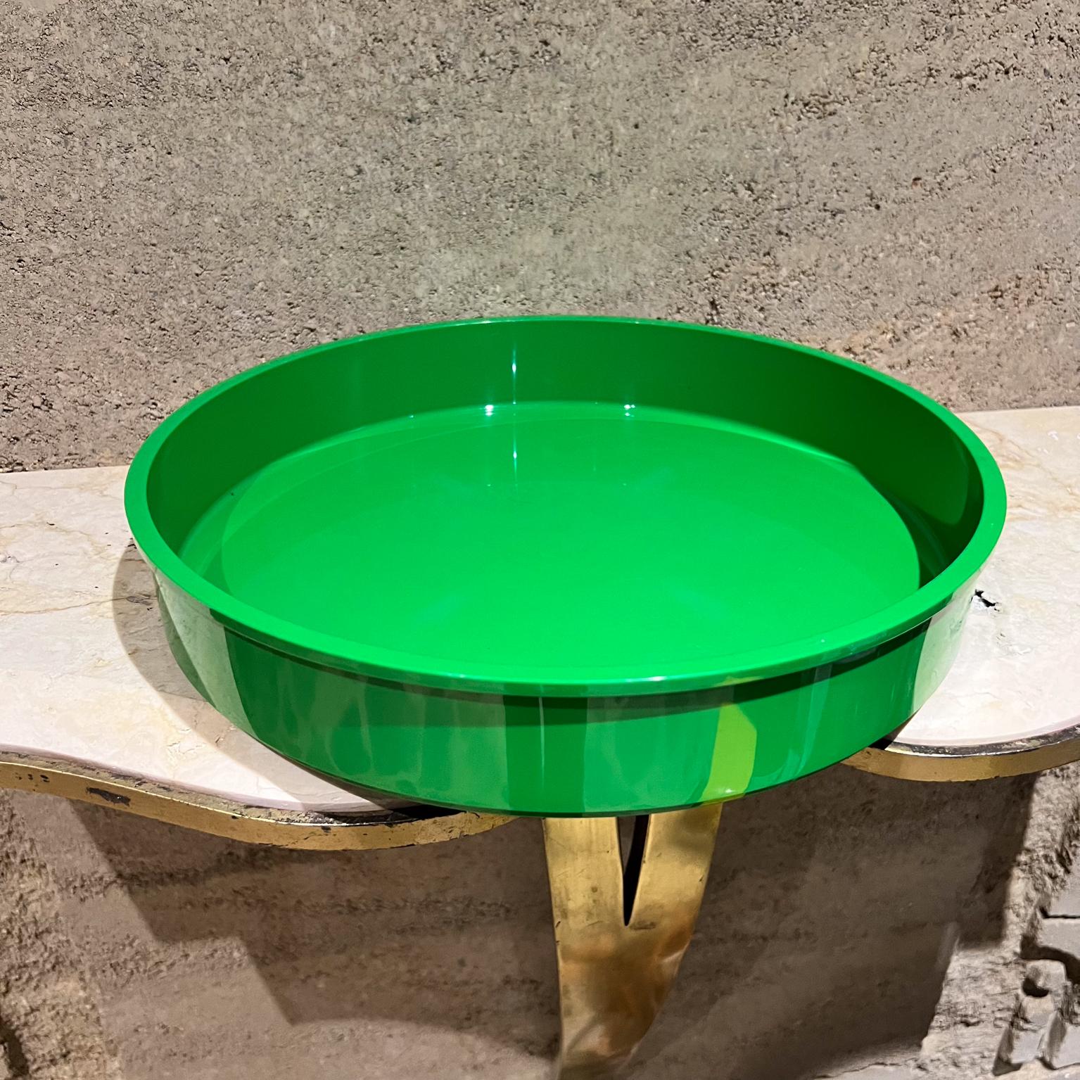 1964 MoMA Heller Design Bandeja verde Massimo Vignelli mediados del siglo XX en venta