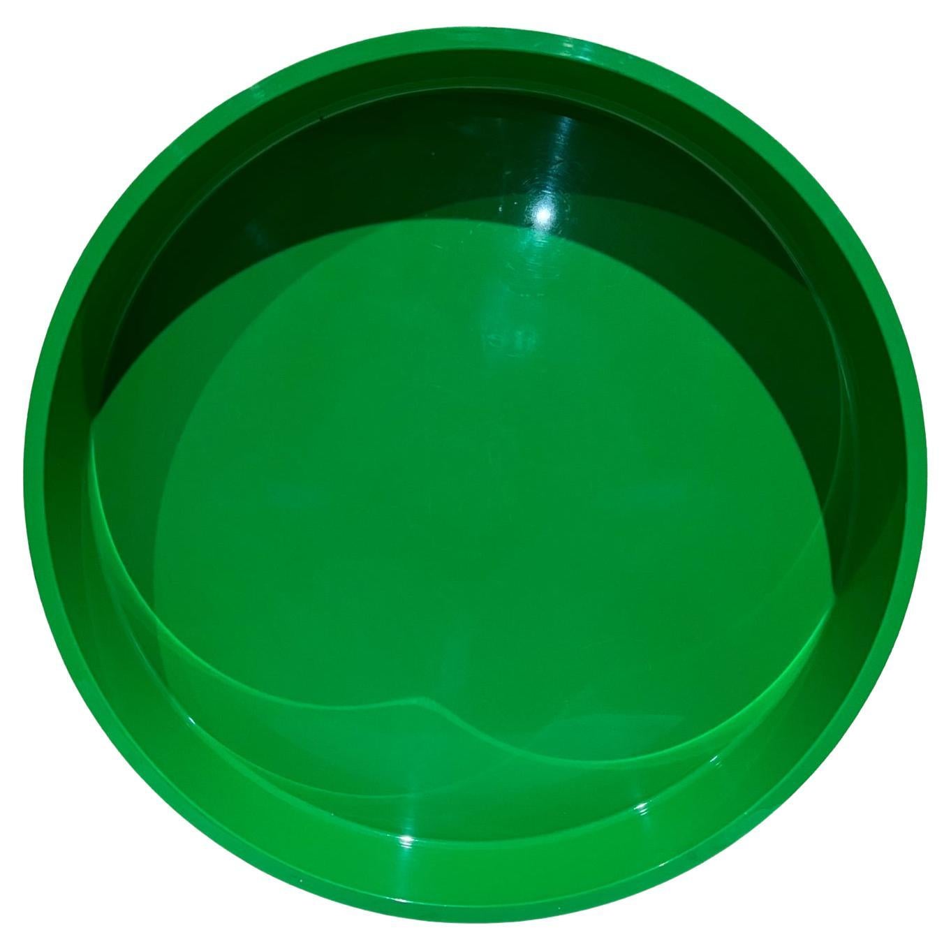1964 MoMA Heller Design Bandeja verde Massimo Vignelli en venta