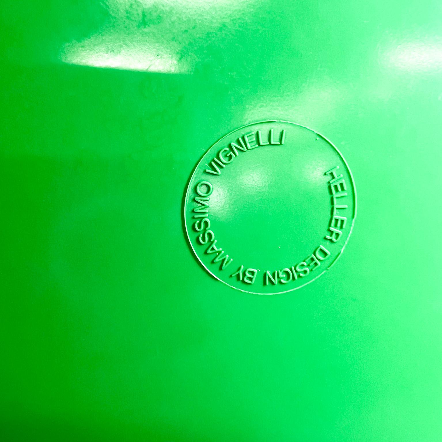 1964 MoMA Massimo & Lella Vignelli 11 Stackable Color Plates Heller Design For Sale 4