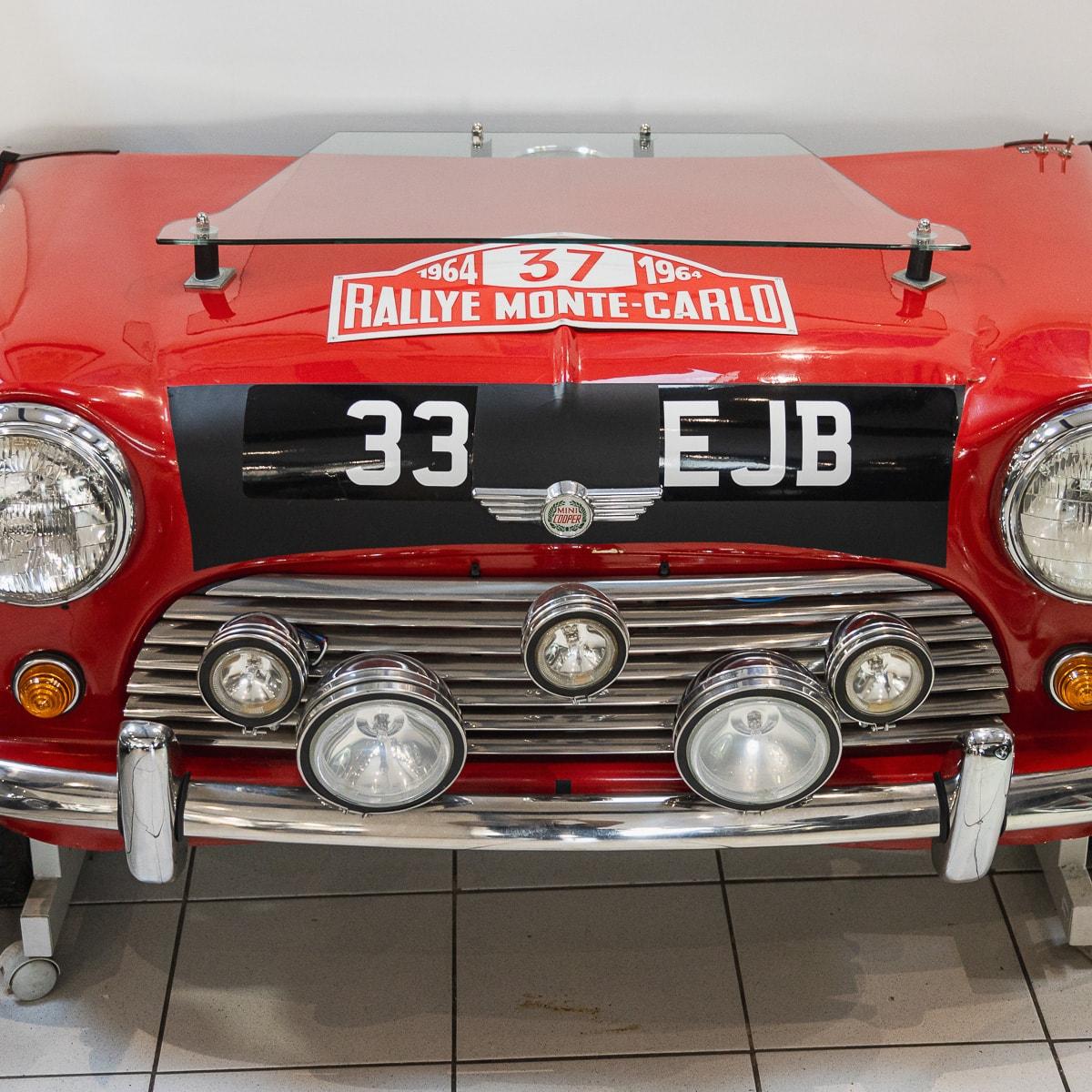 1964 Monte Carlo Rally Replica Mini Front End In The Form Of A Desk For Sale 5
