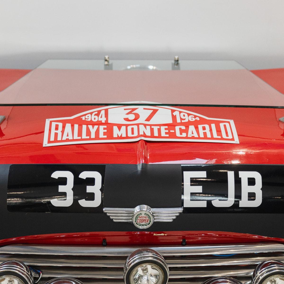 1964 Monte Carlo Rally Replica Mini Front End In The Form Of A Desk For Sale 6