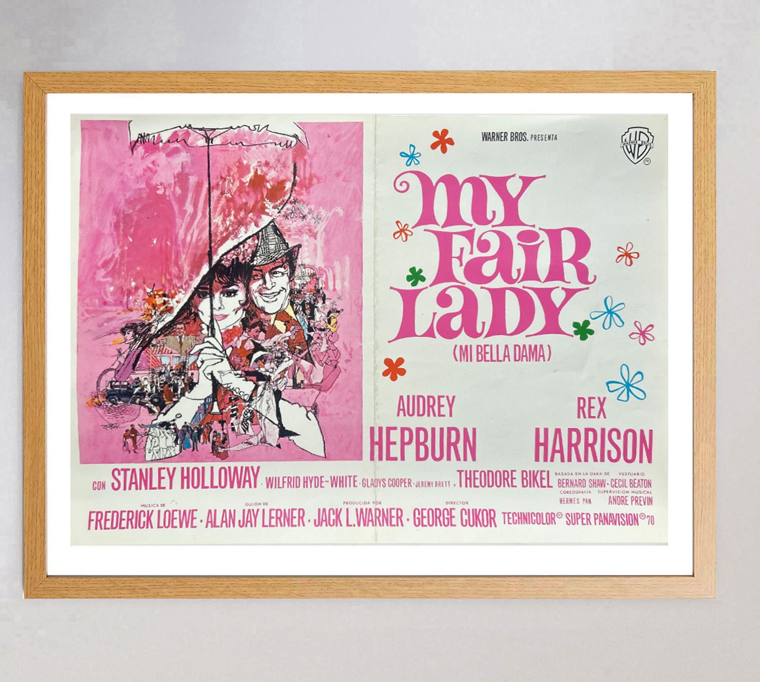 1964 My Fair Lady (Spanisch) Original Vintage Poster im Zustand „Gut“ im Angebot in Winchester, GB