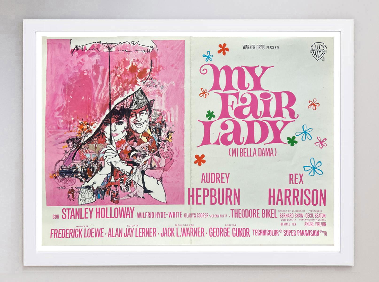 1964 My Fair Lady (Spanisch) Original Vintage Poster (Mitte des 20. Jahrhunderts) im Angebot