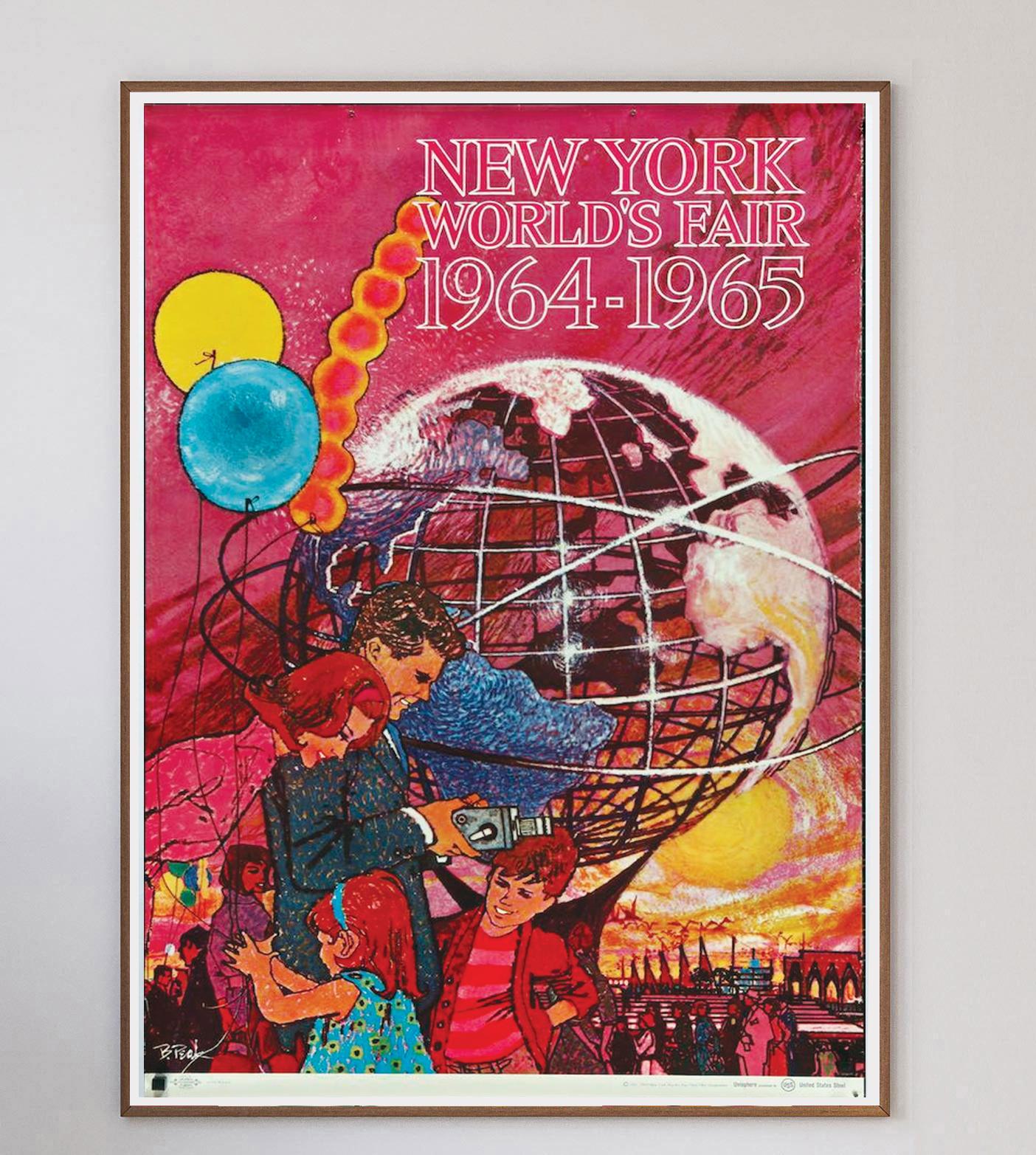 Considerata l'ultima vetrina delle promesse di metà secolo, l'Esposizione Universale di New York del 1964/1965 fu una fiera mondiale che celebrava la tecnologia, la cultura e le aziende. Ambientata nello scenario dell'era spaziale, la fiera ha