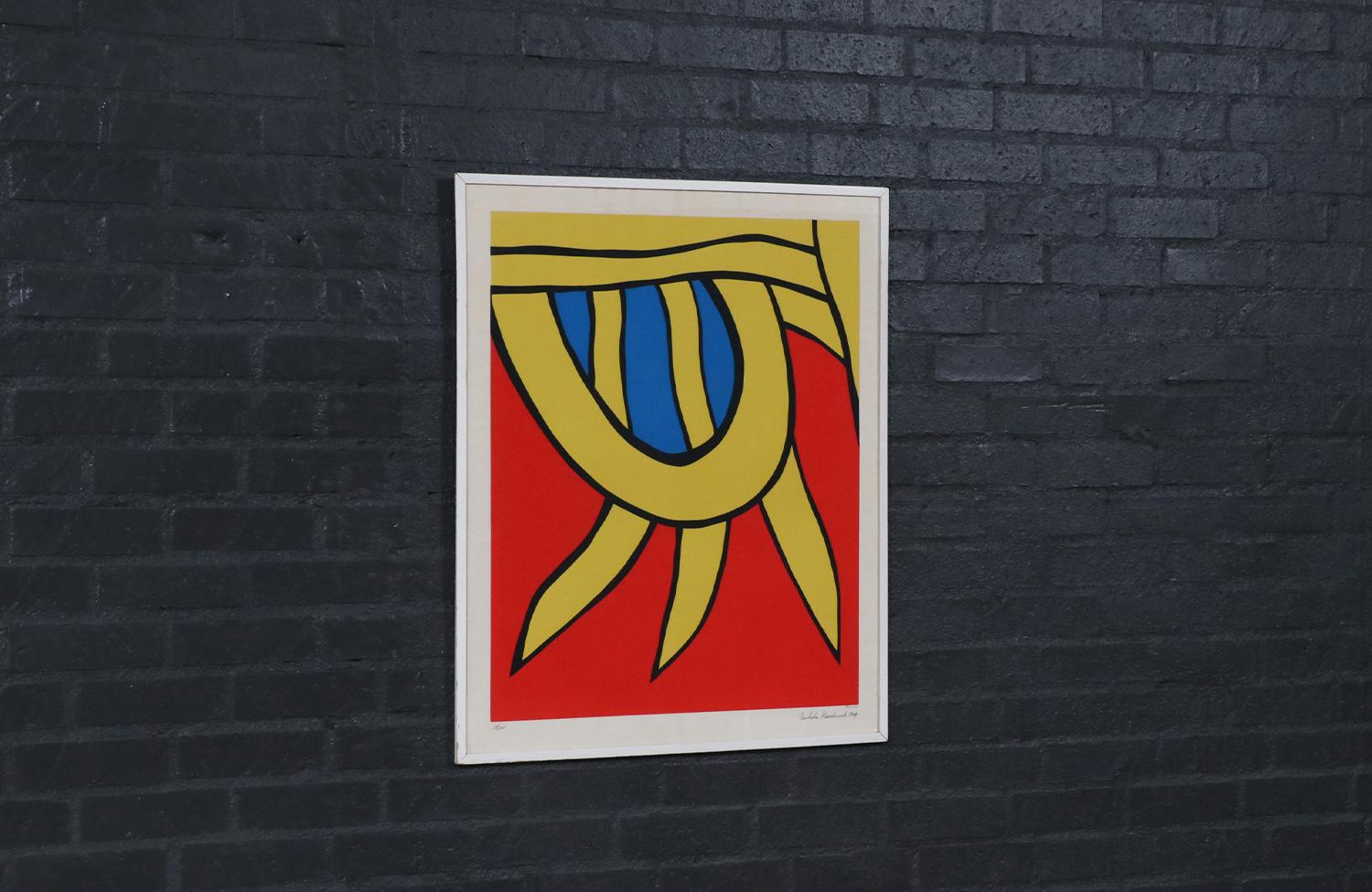 American 1964 Nicholas Krushenick Color Lithograph 15/100 For Sale