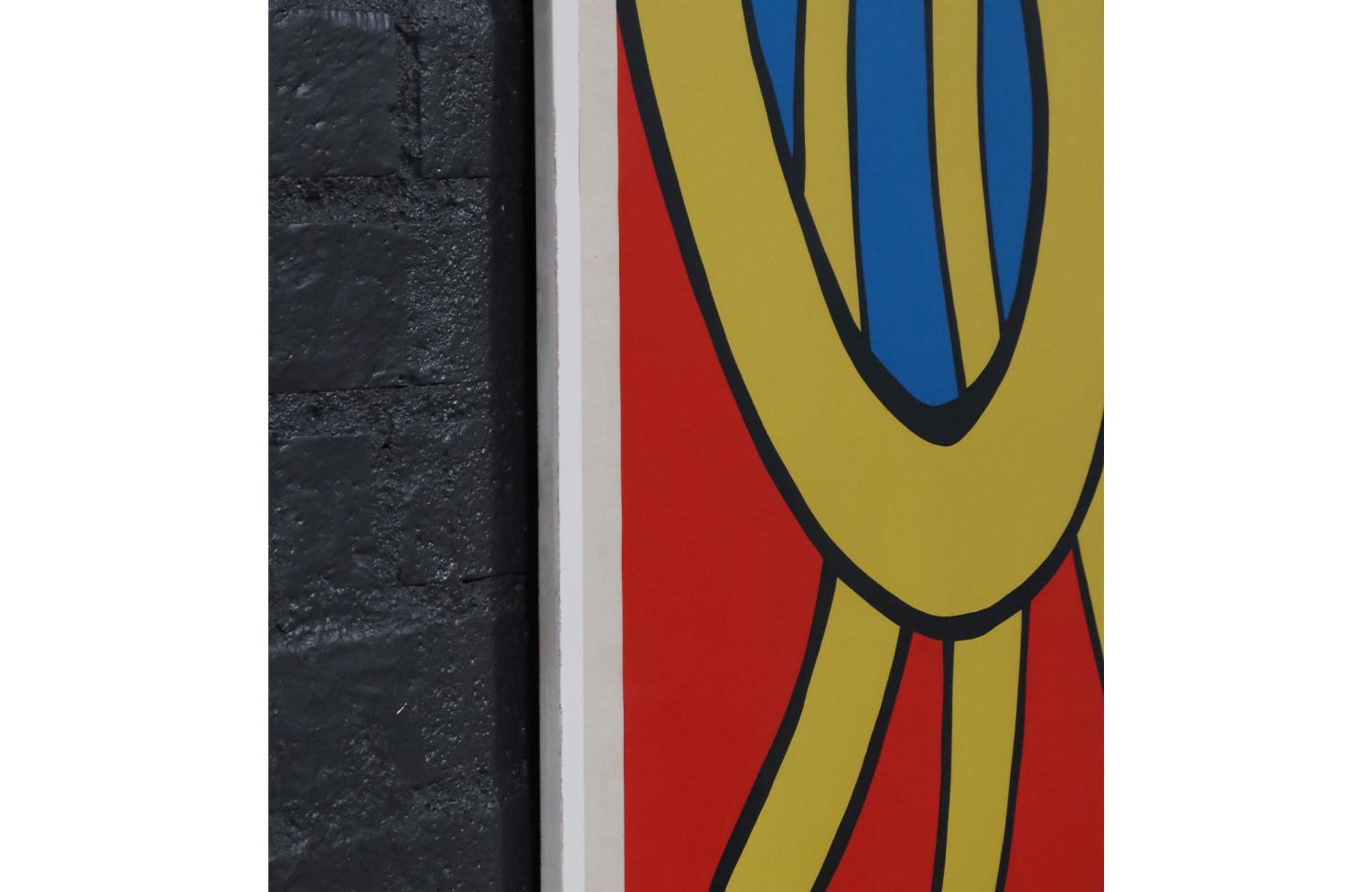 1964 Nicholas Krushenick Color Lithograph 15/100 For Sale 2
