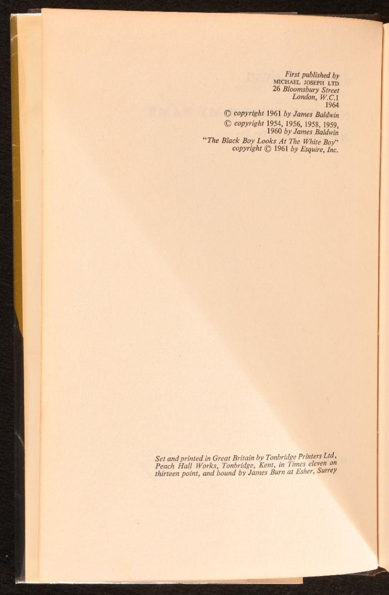 1964 Nadie sabe mi nombre: Más notas de un hijo nativo en venta 1