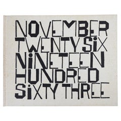 1964 November Twenty Six Nineteen Hundred Sixty Three Book