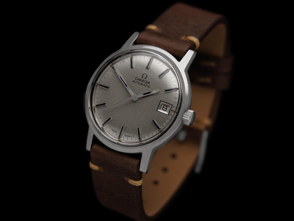 1964 Omega Vintage Hombre Cal. 560 Reloj Acero Inoxidable, Automático, Fecha en Bueno estado para la venta en Suwanee, GA