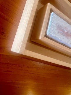 1964 Original Framed Acrylic on Wood by Richard Allen Morris Listed Artist