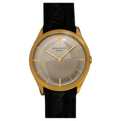 1964 Patek Philippe Vintage Mens Handwound Dress Watch Ref. 2589 - 18K Gold