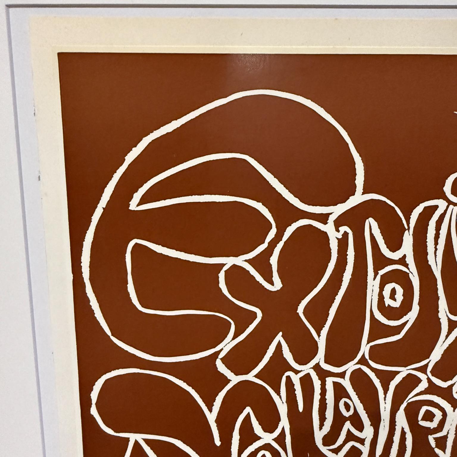 Mid-Century moderno 1964 Poster Picasso Esposizione Vallauris Francia in vendita
