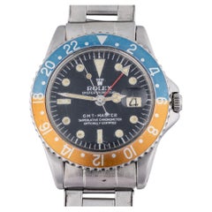 1964 Rolex GMT-Master 1675 Pepsi Gilt Chapter Ring Dial PCG Unpolished Box/Paper