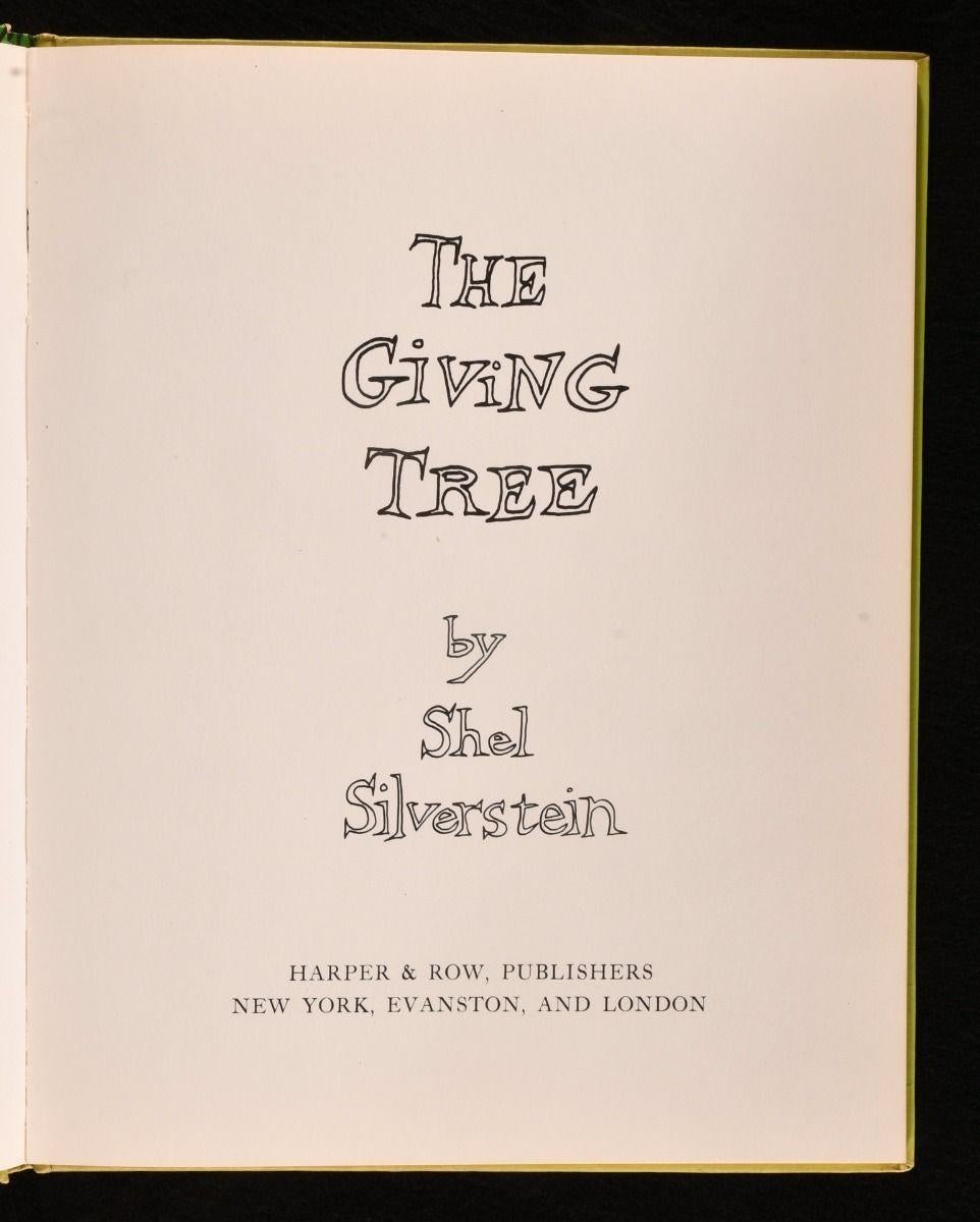 1964 The Giving Tree In Good Condition For Sale In Bath, GB
