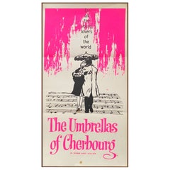 1964 Les parapluies de Cherbourg Affiche originale d'époque