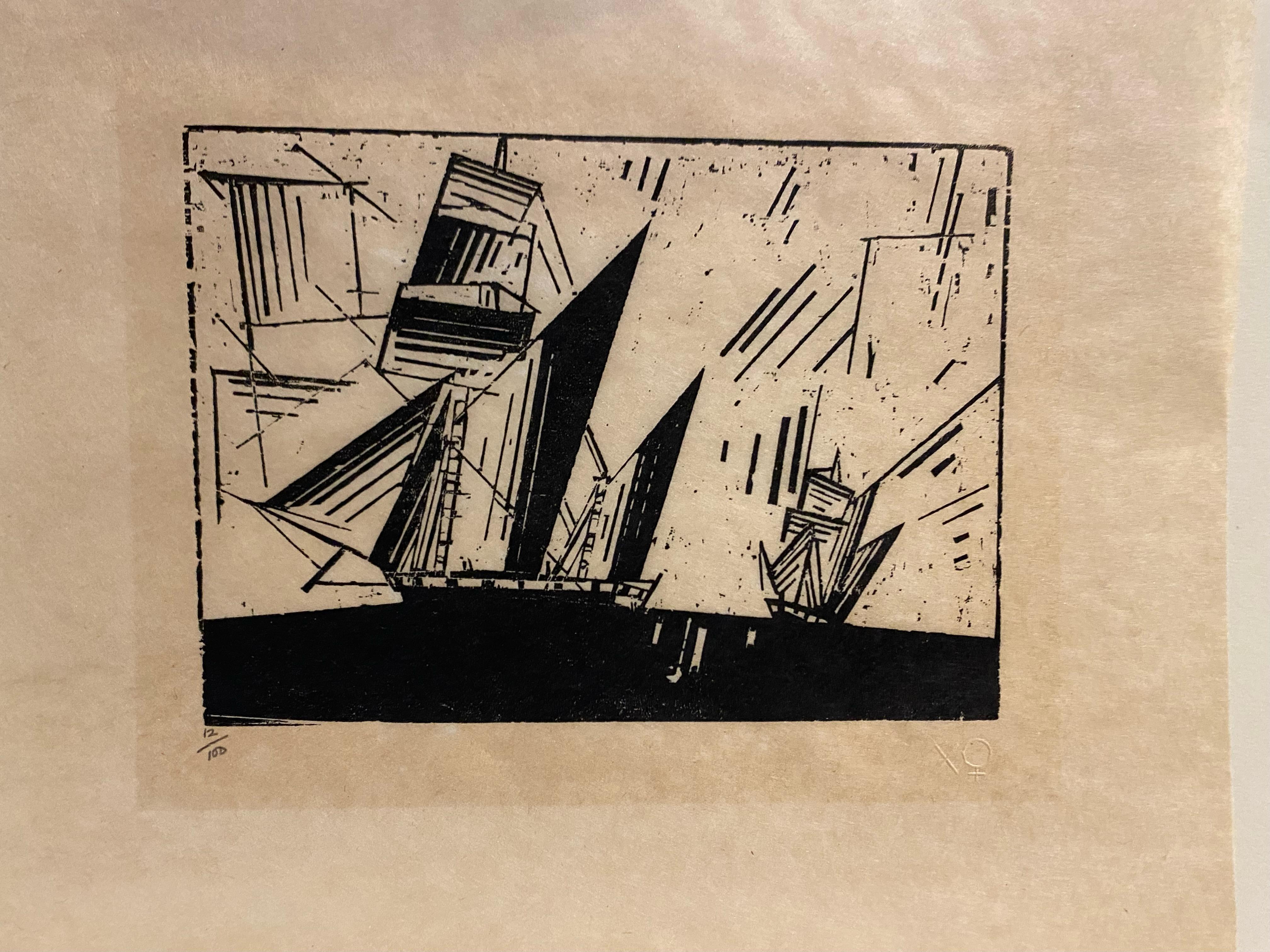 Other 1964 Woodcut Print 