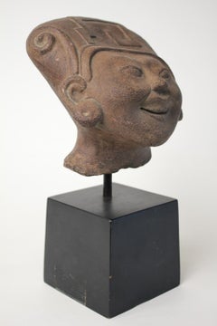 1965 Alva Studios Mayan Mexico Mexican Replica Bust Sculpture Alfred Wolkenberg