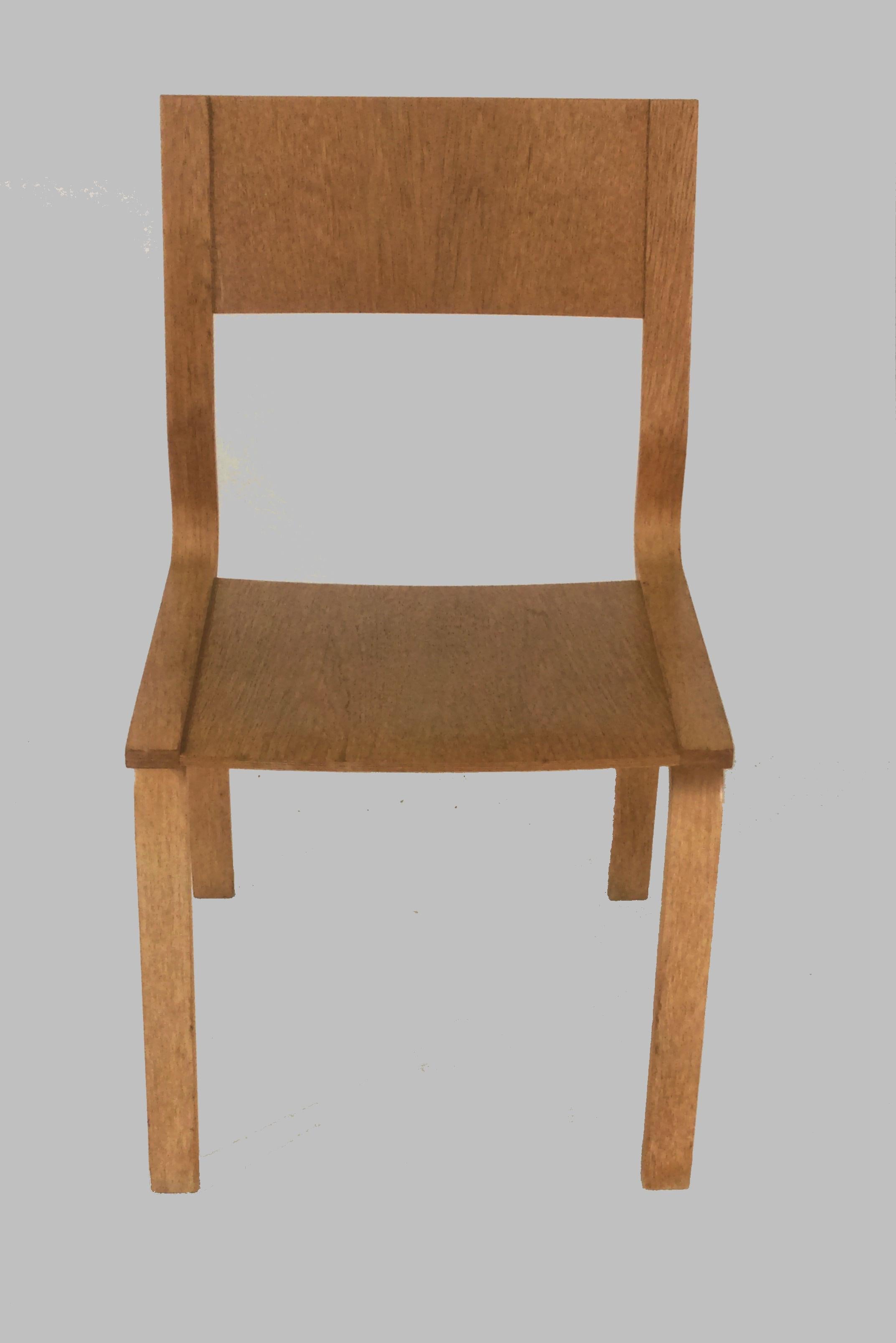 This set of two Saint Chatrines chairs was produced by Fritz Hansen.
The chairs have been overlooked an refinished by our cabinetmaker and are in good condition. 

Arne Jacobsen was the architect and designer of St. Catherines College 