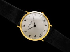 1965 Audemars Piguet Vintage Mens Thin Dress Watch with Band & Buckle - 18K Gold