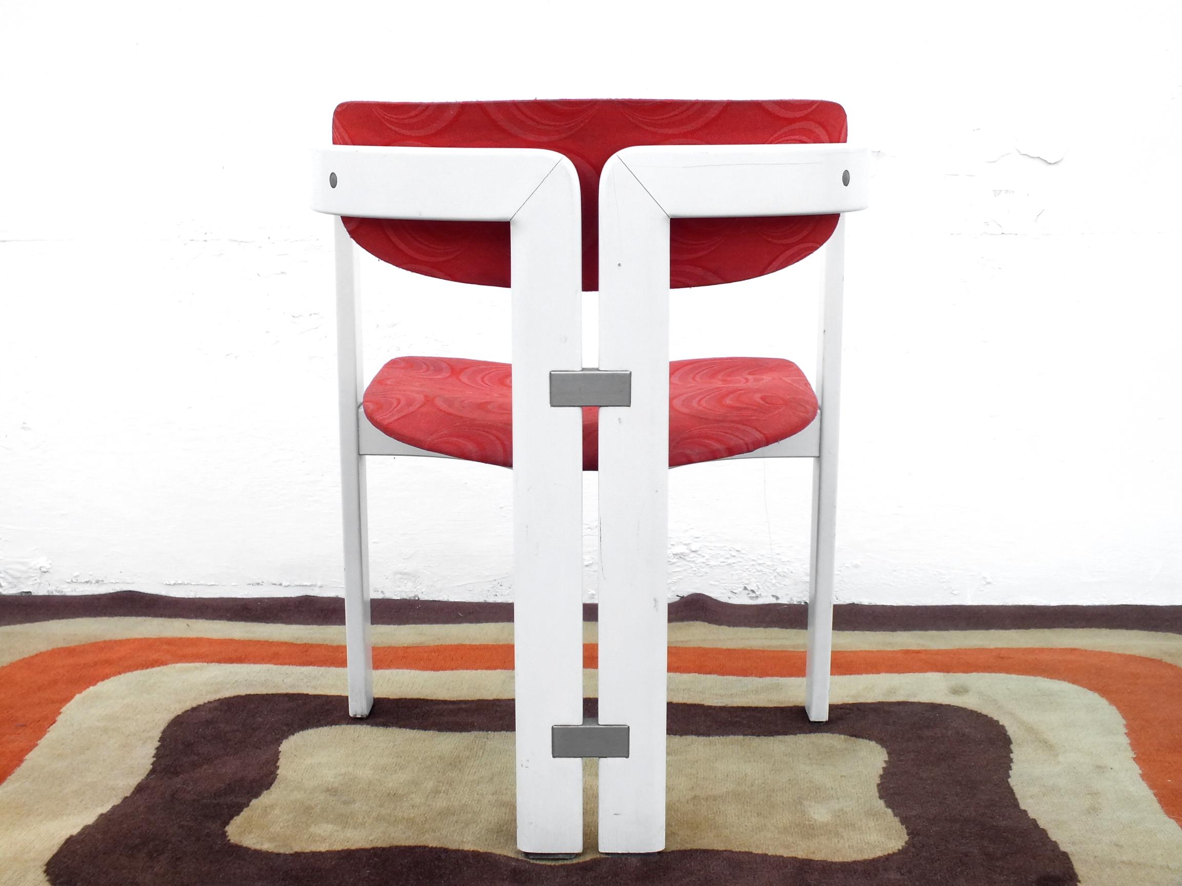 Italian 1965 Augusto Savini Design 1 Pamplona Chair, Pozzi Italy For Sale