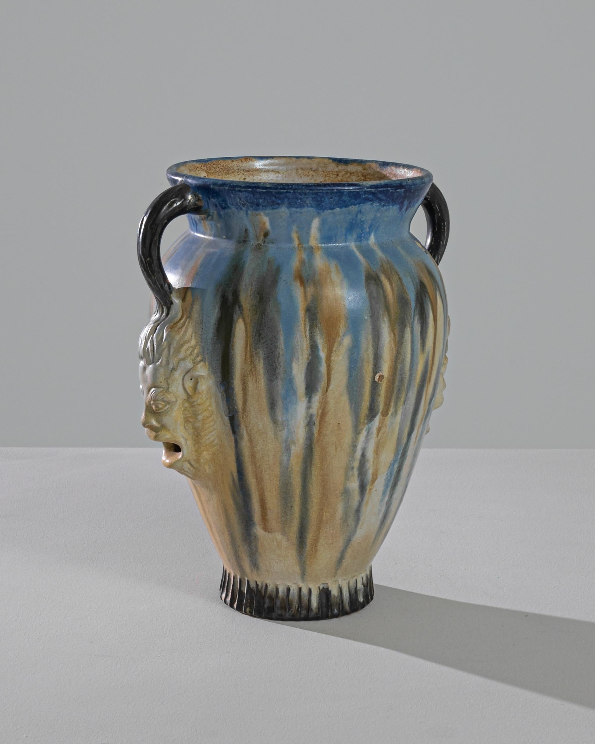 1965 Belgian Ceramic Vase For Sale 2