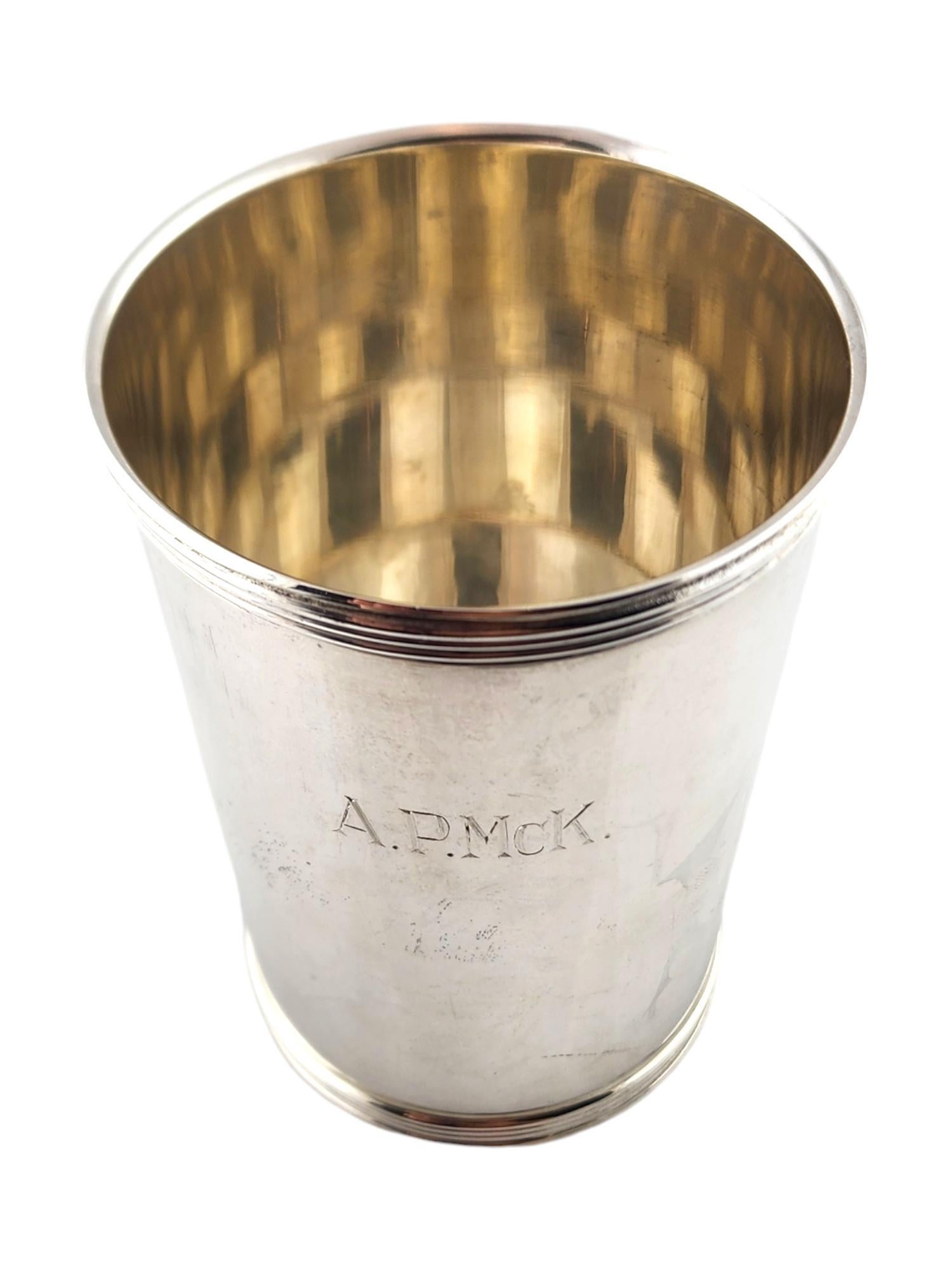 1965 Boardman Sterling Silver Mint Julep Cup #18458 Pour femmes en vente