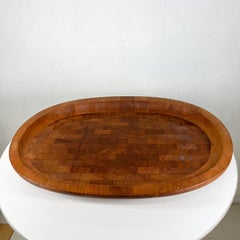 Mid-Century Danish Dansk Teak Serving Tray Charcuterie Platter Jens Quistgaard