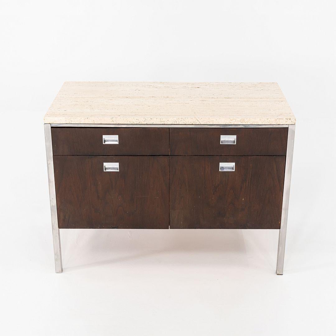 Acier 1965 Davis Allen and Gordon Bunshaft of SOM Credenza for Chase Manhattan Bank en vente