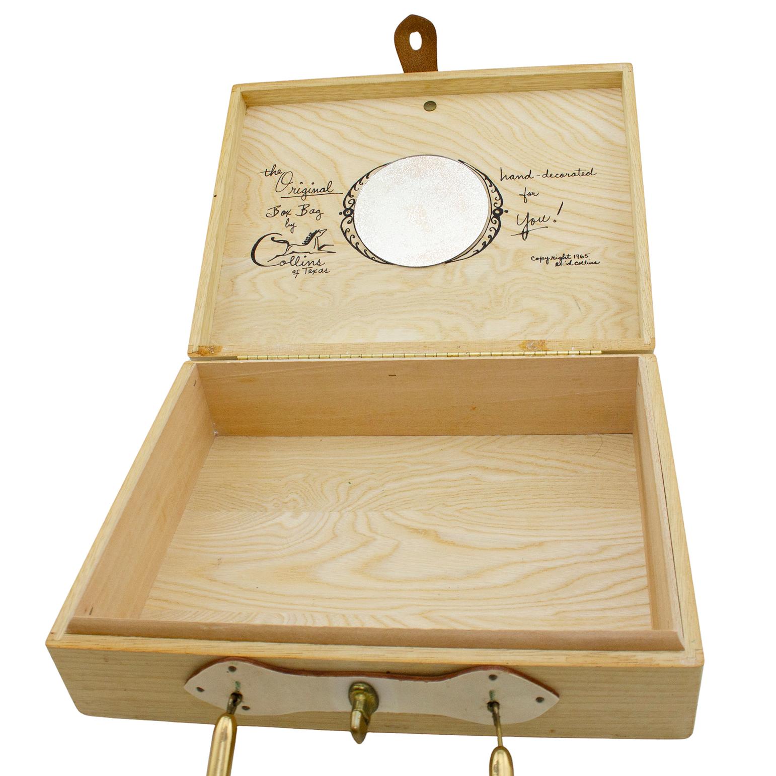 Women's or Men's 1965 Enid Collins 'Money Tree' Original Box Bag For Sale