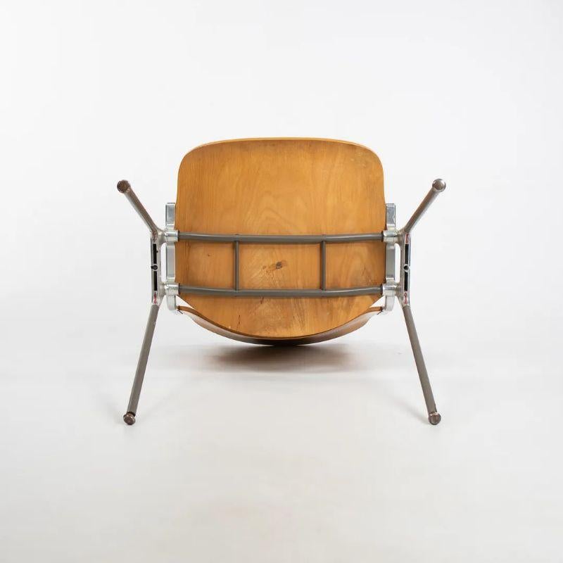 Chêne Chaises de salle à manger / chaises d'appoint empilables en chêne Giancarlo Piretti pour Castelli DSC 106, 1965 en vente