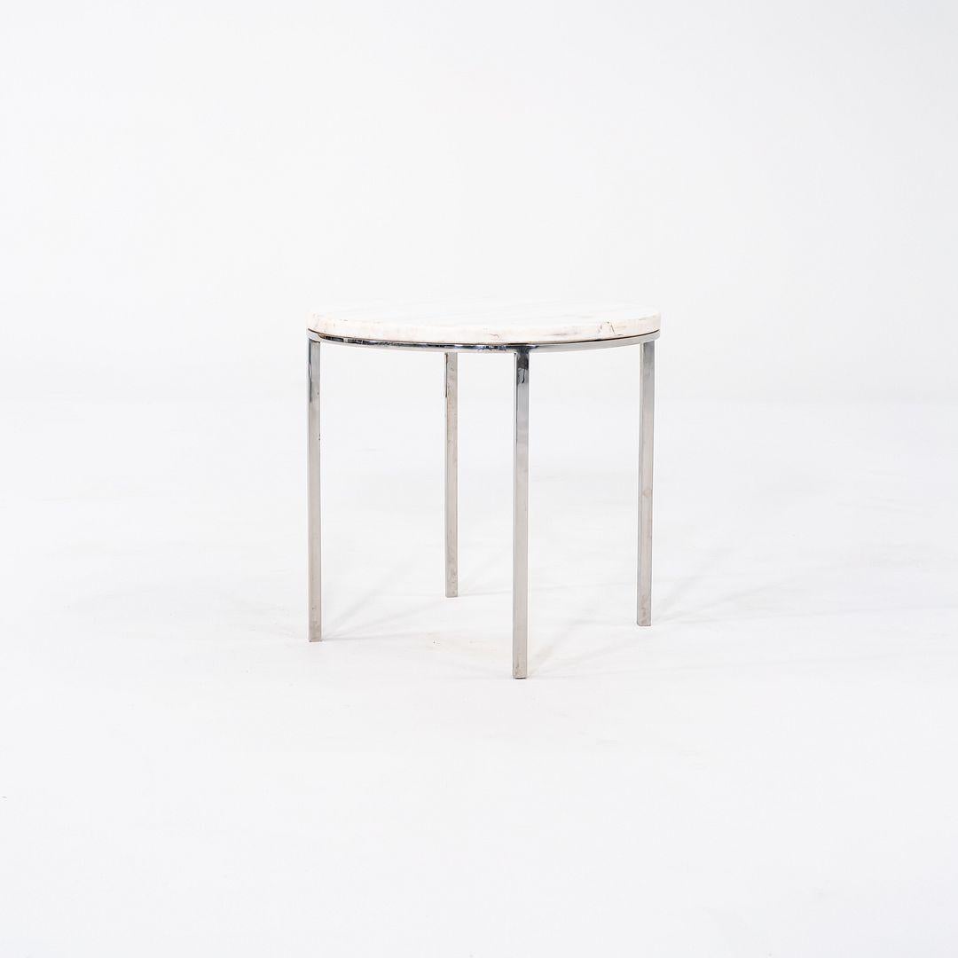 1965 Gordon Bunshaft and Davis Allen for SOM TA-39 Marble and Steel Side Table en vente 3