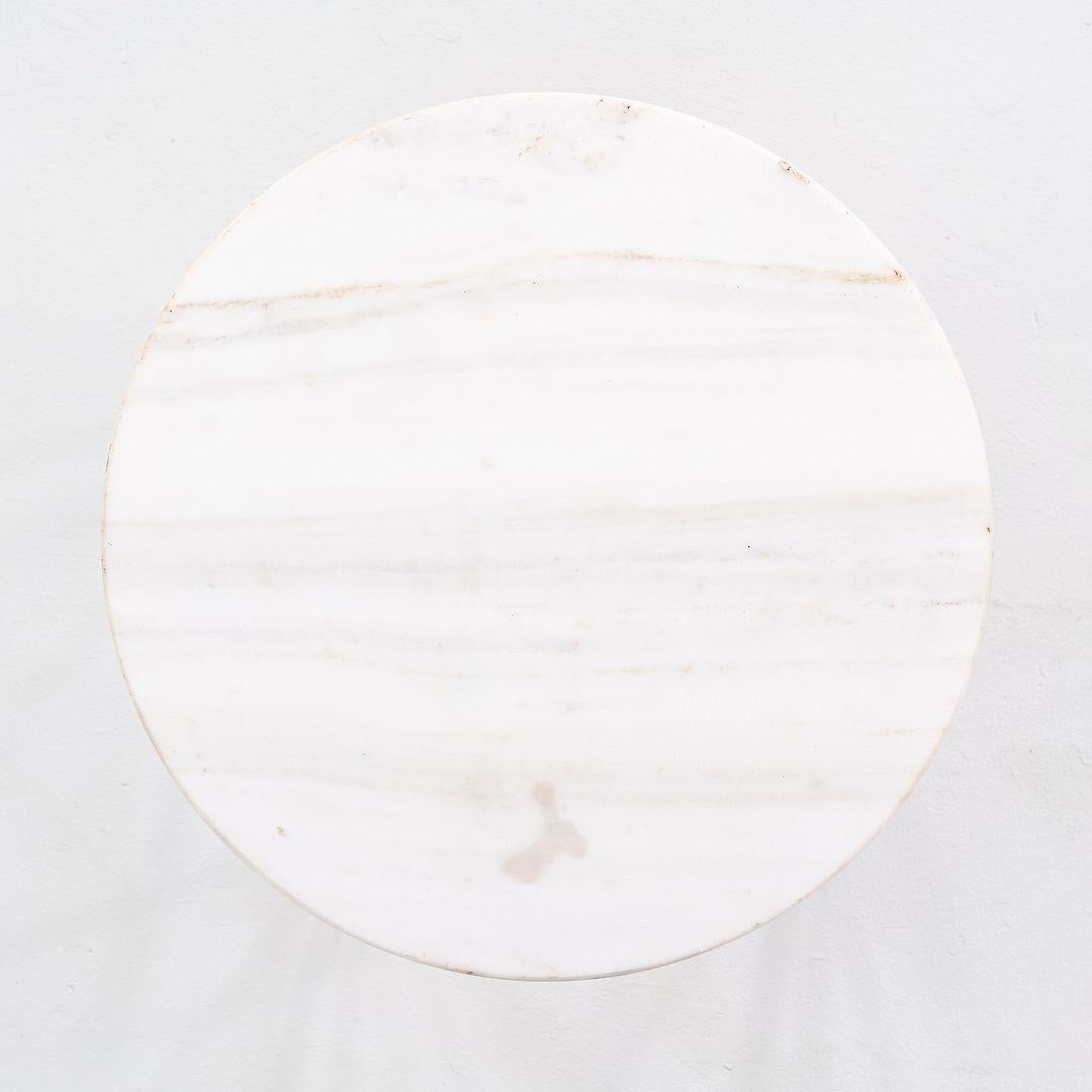 1965 Gordon Bunshaft and Davis Allen for SOM TA-39 Marble and Steel Side Table en vente 4