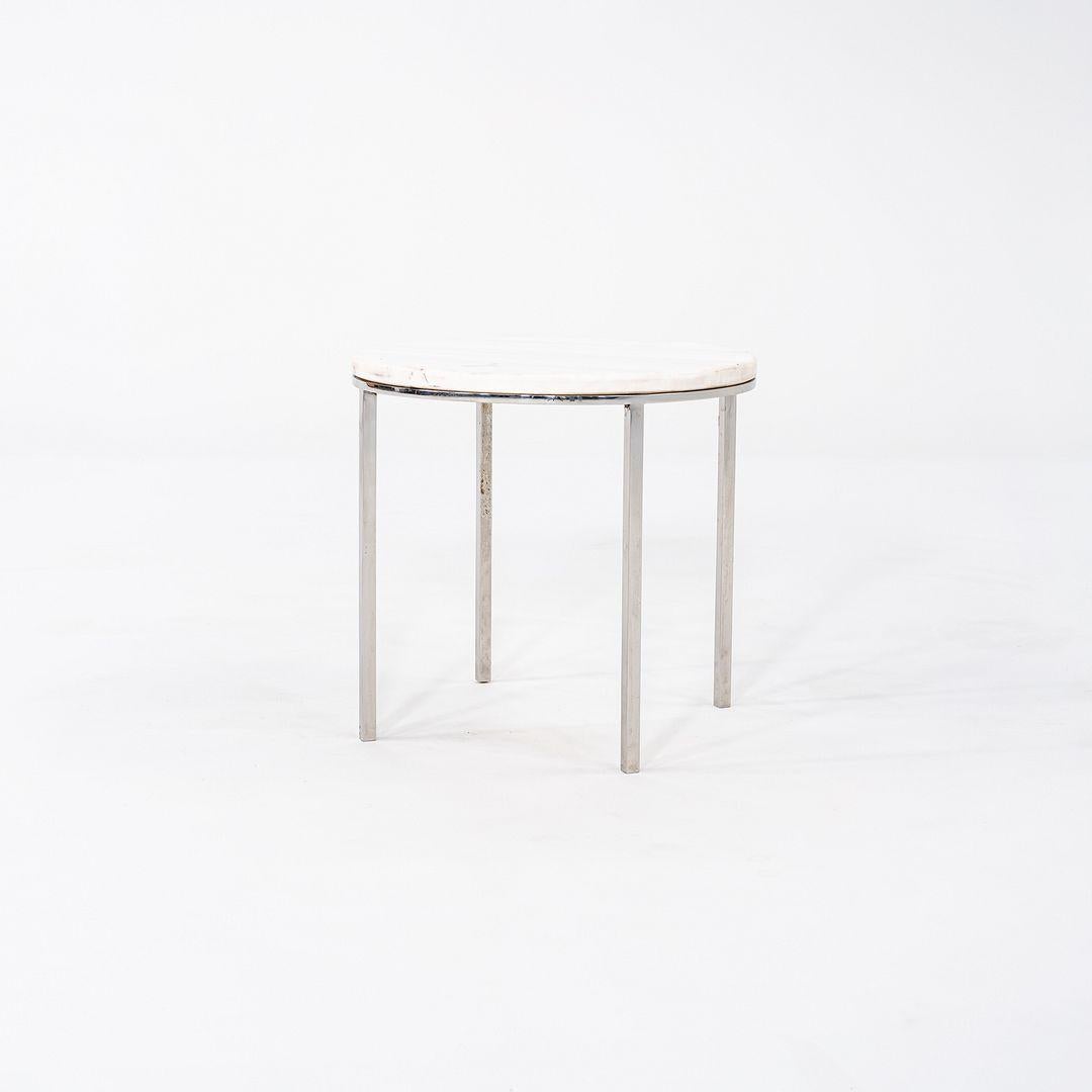 1965 Gordon Bunshaft and Davis Allen for SOM TA-39 Marble and Steel Side Table en vente 1