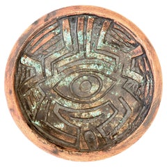 1965 Handgefertigte Vintage Art Studio Pottery Schale Skulptur, Argentinien