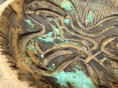 1965 Handmade Vintage Art Studio Pottery Bowl Sculpture w/ Rich Coloring