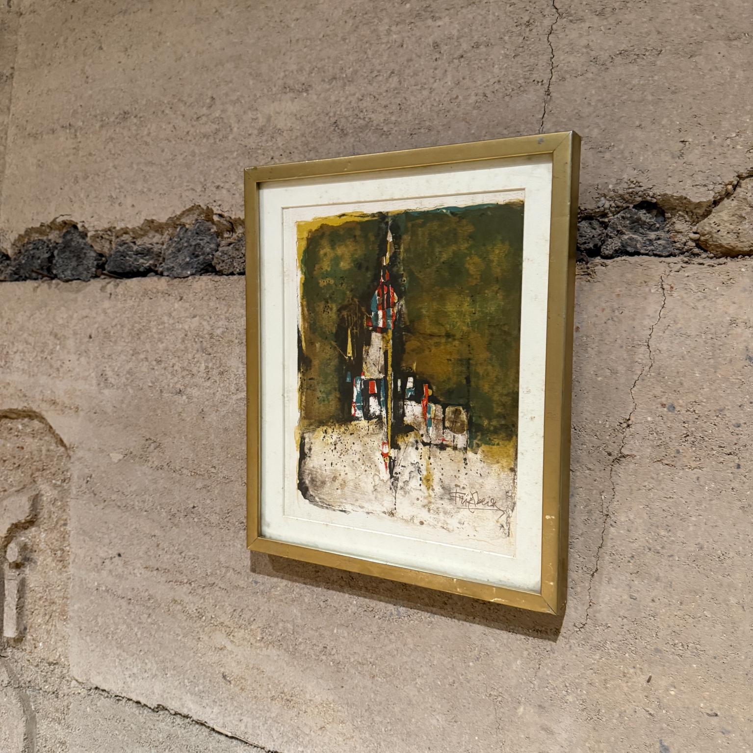 Tedesco 1965 Johnny Friedlaender Composizione litografica d'arte in vendita